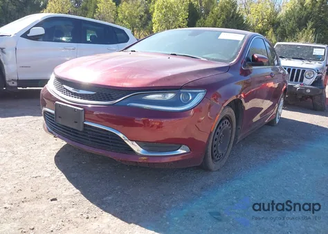 2015 Chrysler 200 Limited из США, поврежденный, VIN 1C3CCCAB1FN699323